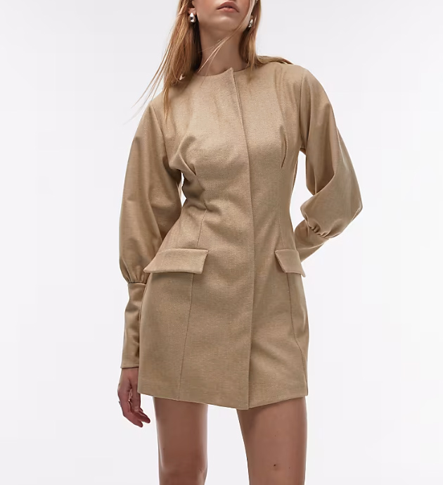 dámsky blazer, mini šaty