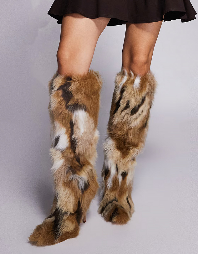 dámske chlpaté čižmy