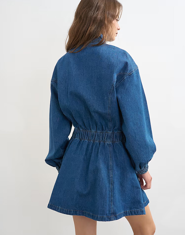 dámske denimové šaty, bunda