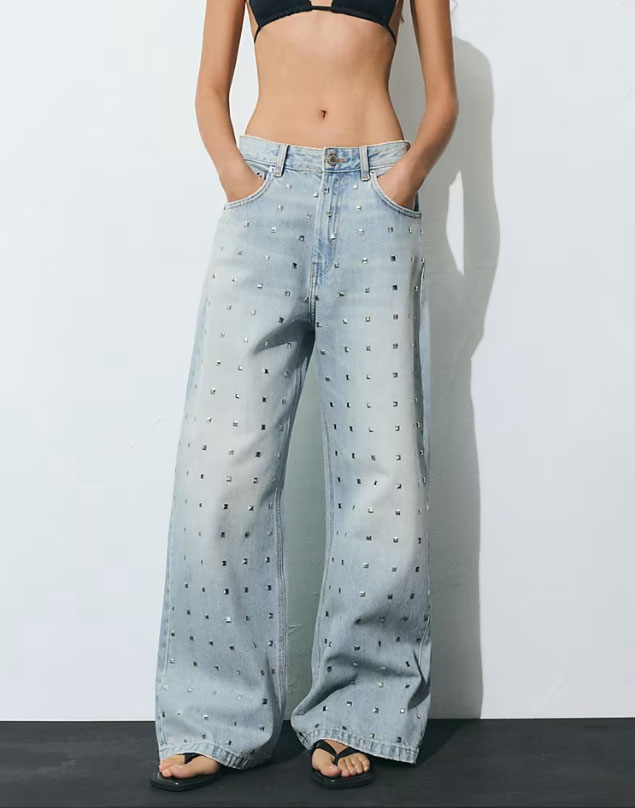 dámske metalické voľné rifle