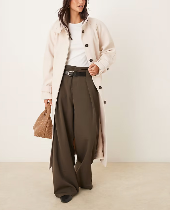 dámsky krémový kabát