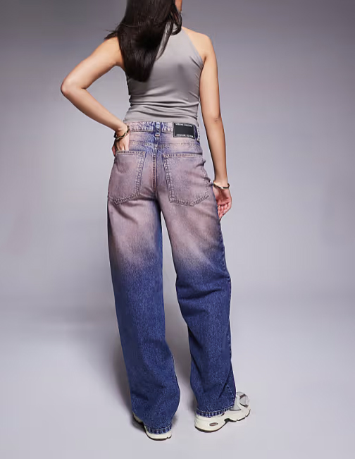 dámske športové vyšúchané rifle