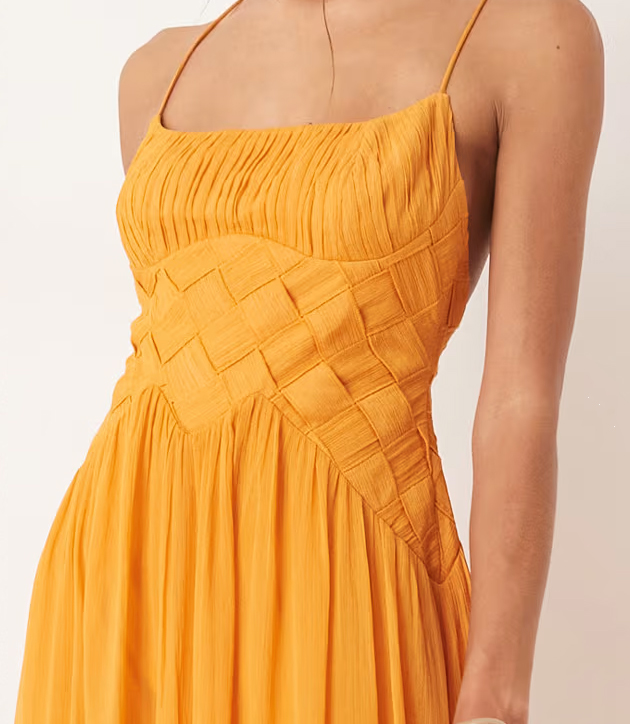 dámske letné žlté šaty