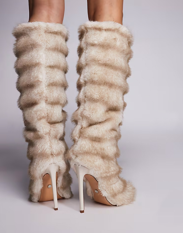 dámske kožušinové čižmy