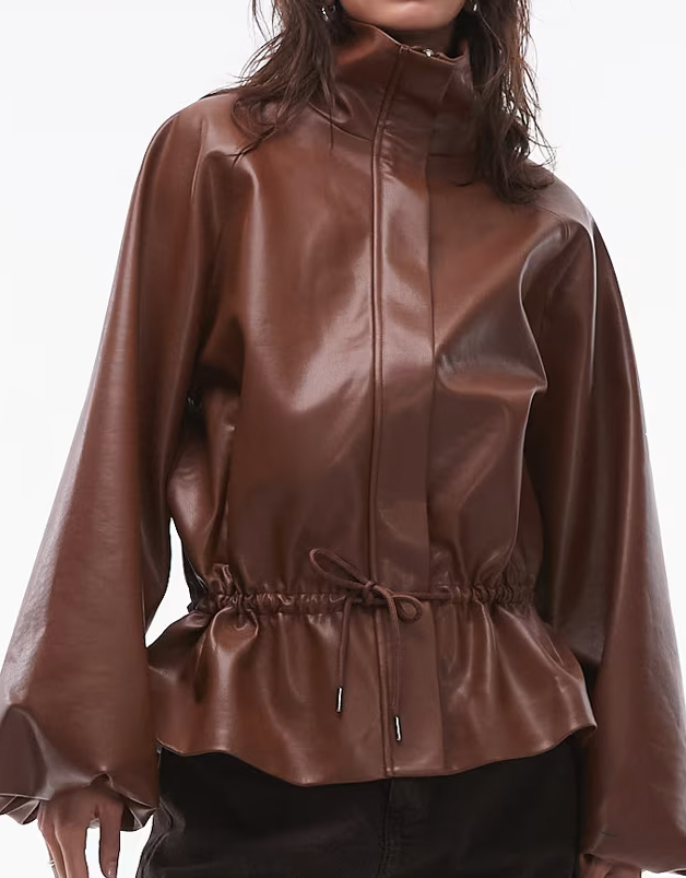 dámska čokoládová bunda