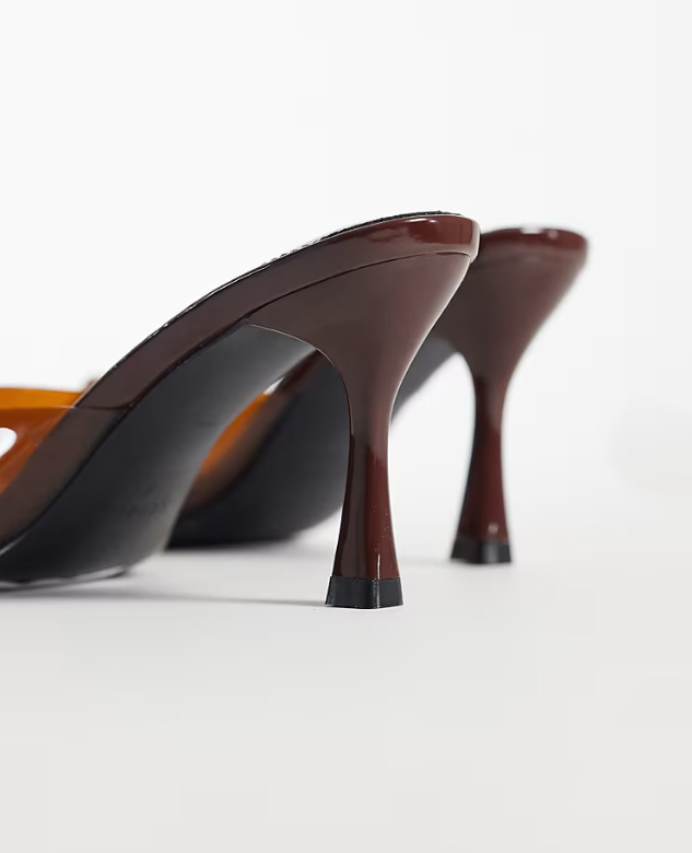 dámske elegantné kávové šlapky