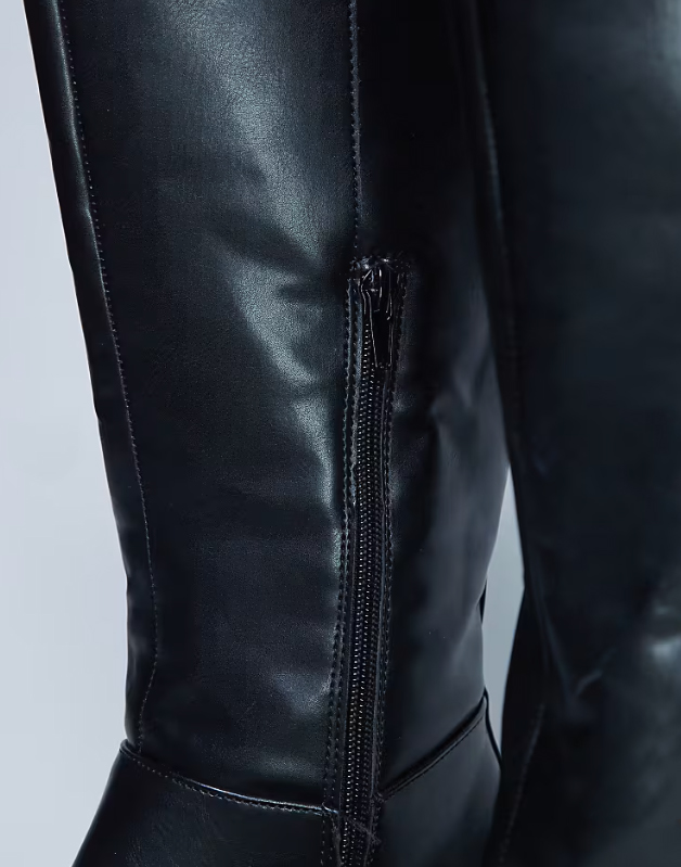 dámske čierne traktorové čižmy