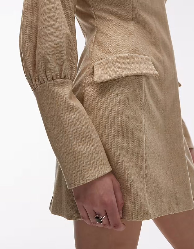 dámsky blazer, mini šaty