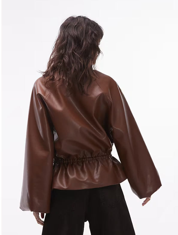 dámska čokoládová bunda