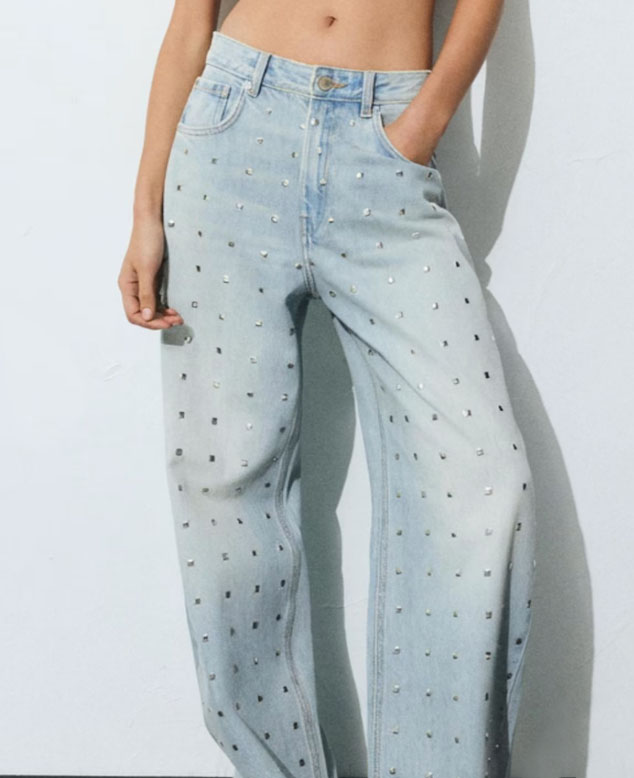 dámske metalické voľné rifle