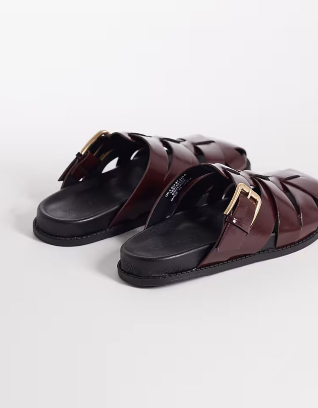 dámske prepletané šlapky