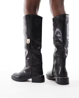 dámske pohodlné čierne čižmy