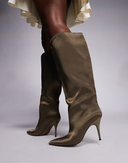 dámske zelené fashion čižmy