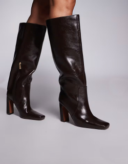 dámske tmavohnedé čižmy