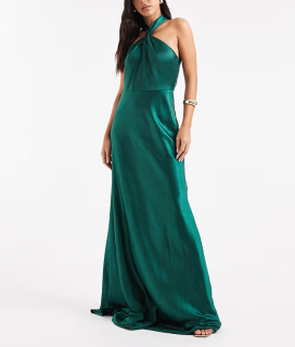 dámske smaragdové spoločenské šaty